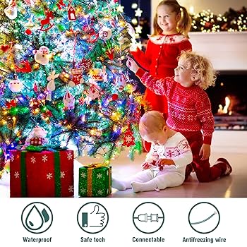 Amazon.com: Hopolon Christmas Lights Multicolor,2PACK 13